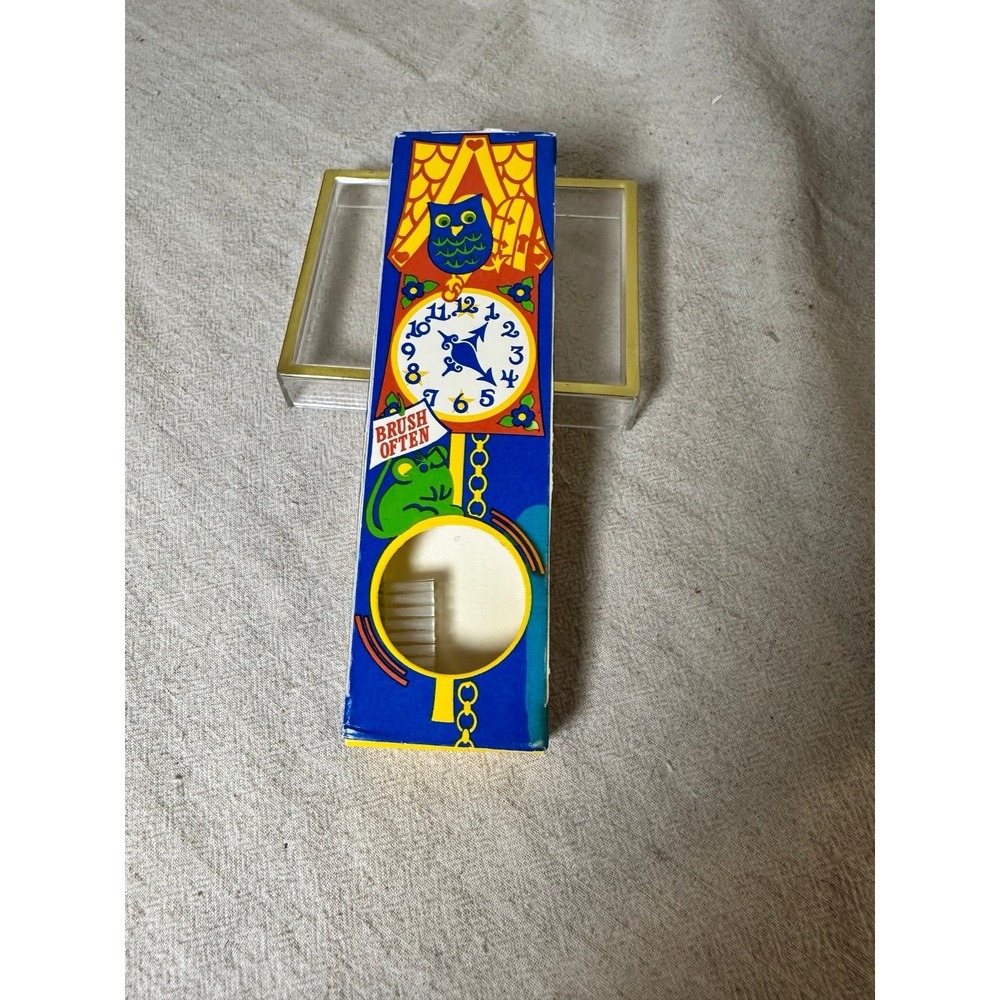 Vintage Junior Stanley Home Products Toothbrush & Box